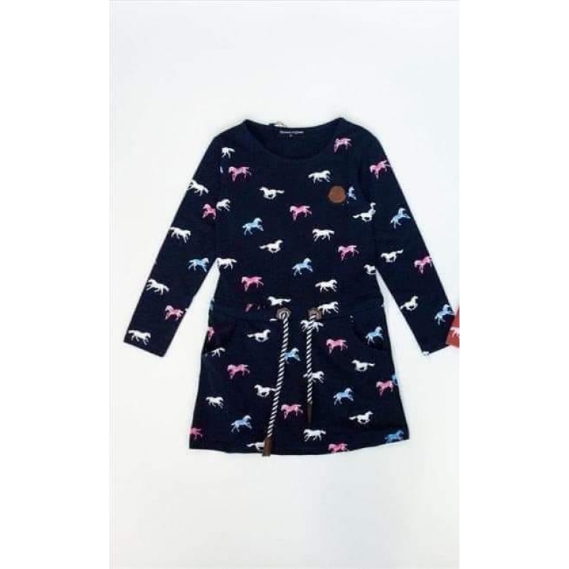 Paardenjurk donkerblauw lange mouw 