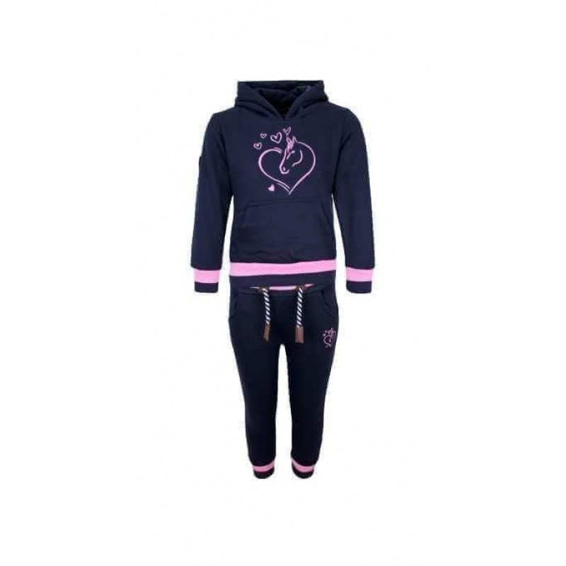 Heerlijk warme jogging met paardje!