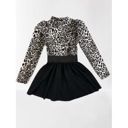 Leopard print jurkje