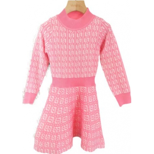 Jurk Rose/Wit