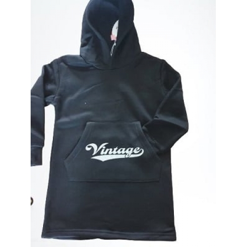 Hoodie Dress zwart