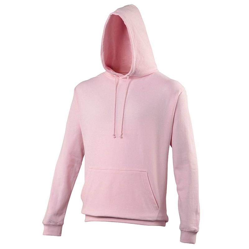 AWDis College hoodie Baby Pink