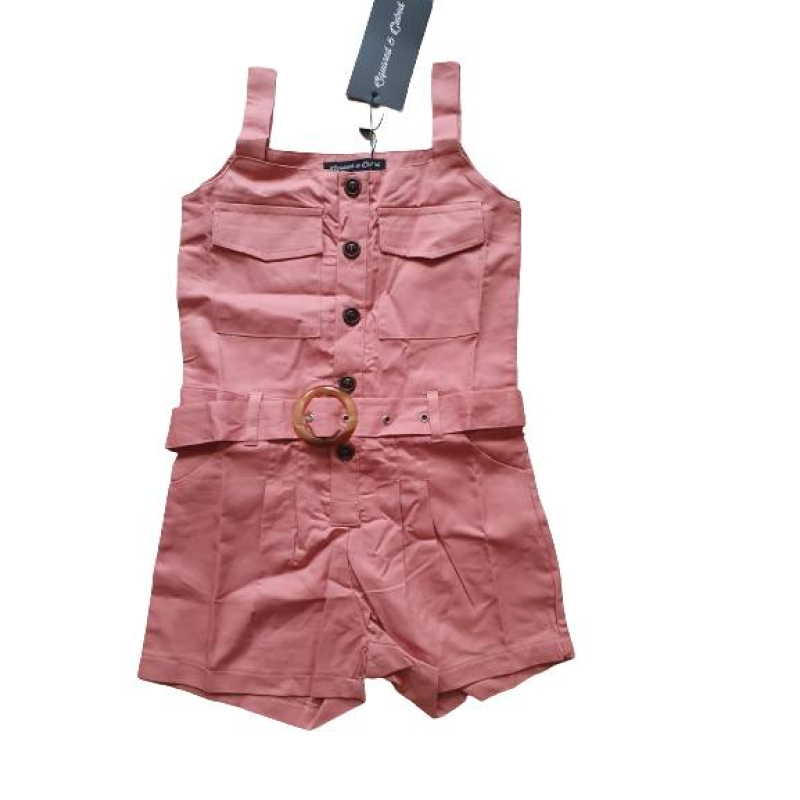  trendy zalm rose jumpsuit