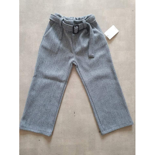 meisjes grijze broek met broekzakken meisjes grijze broek met broekzakken
