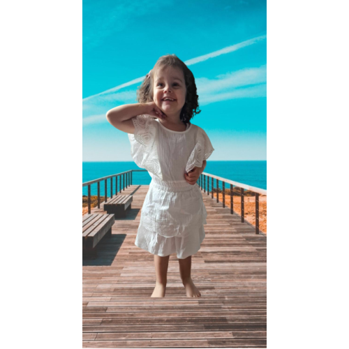 Dobbe dress wit