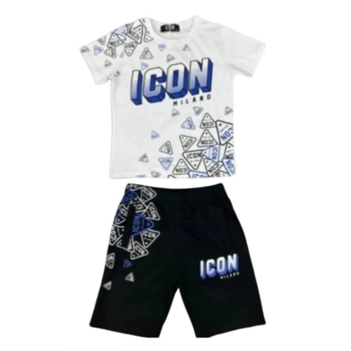 Wit icon set jongens
