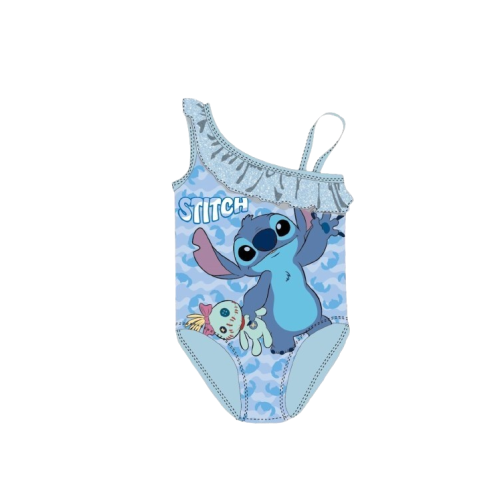 Stitch badpak blauw 