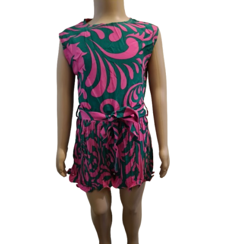 Rose/Groen Jumpsuite 