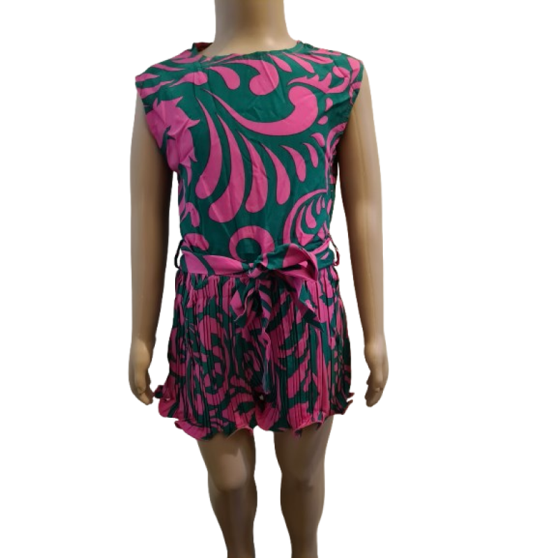 Rose/Groen Jumpsuite 
