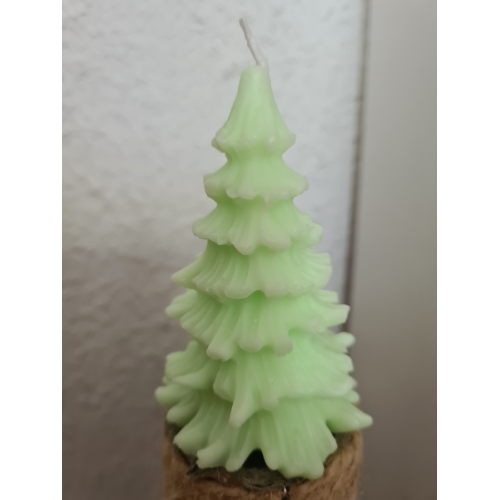 glow in the dark kerstboom kaars