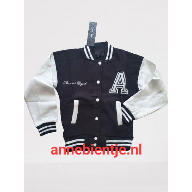 baseball jasjes / vestjes z/w ( deze vallen royaal )